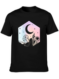 Celestial Crystal Black T-Shirt