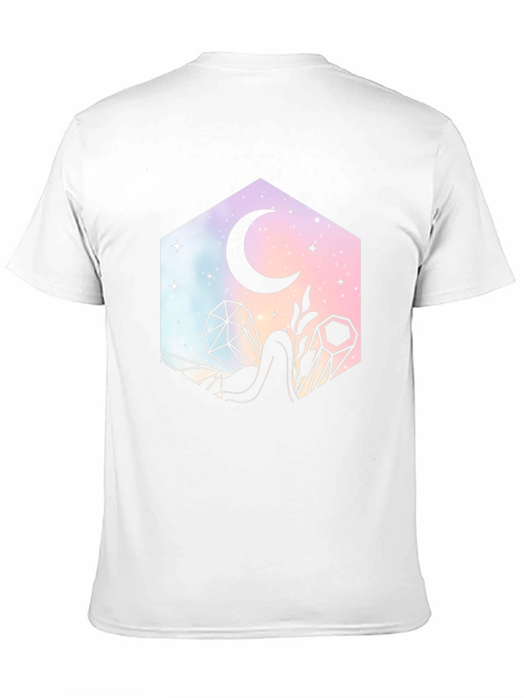 Celestial Crystal Black T-Shirt