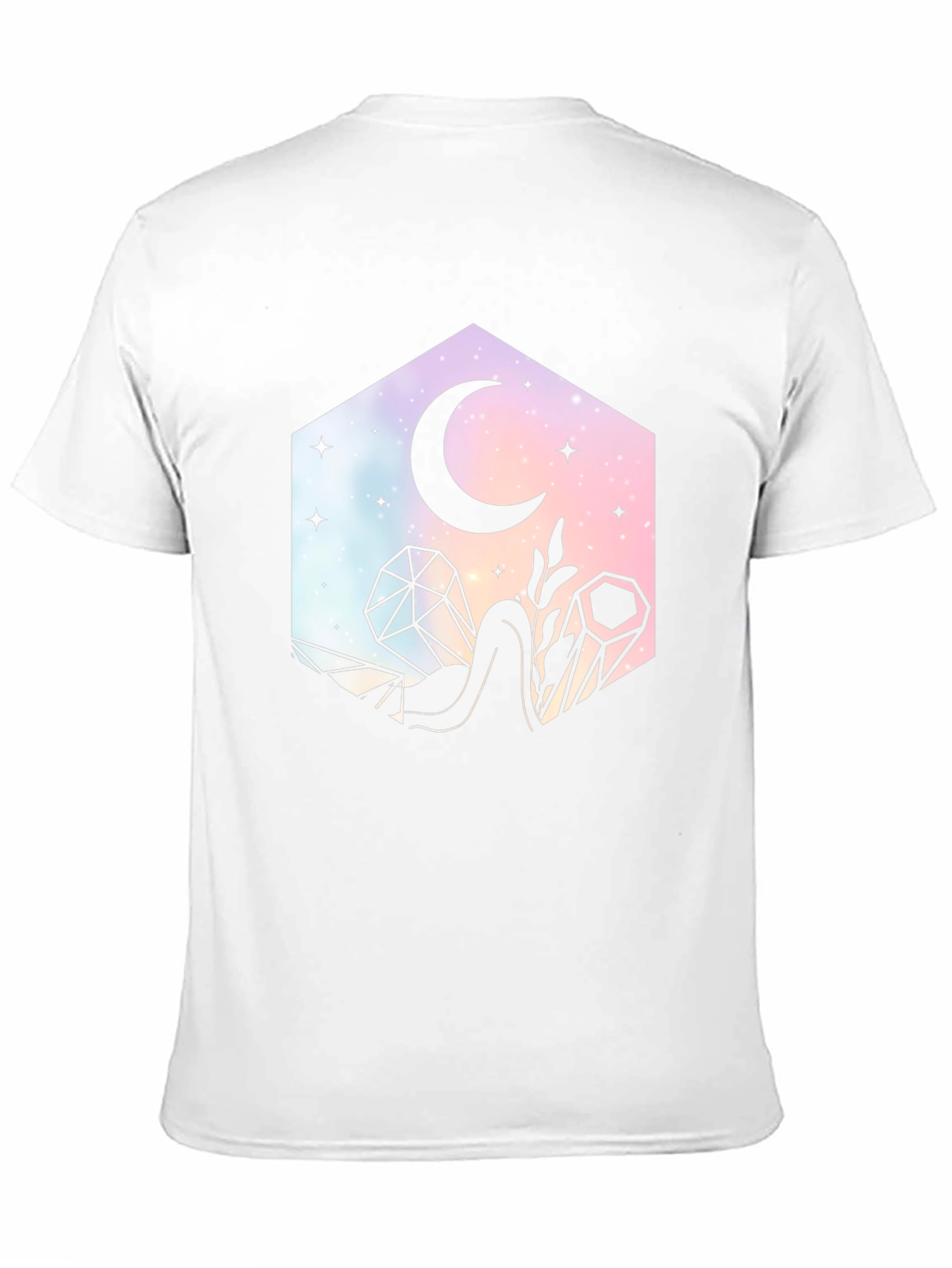 Celestial Crystal Black T-Shirt