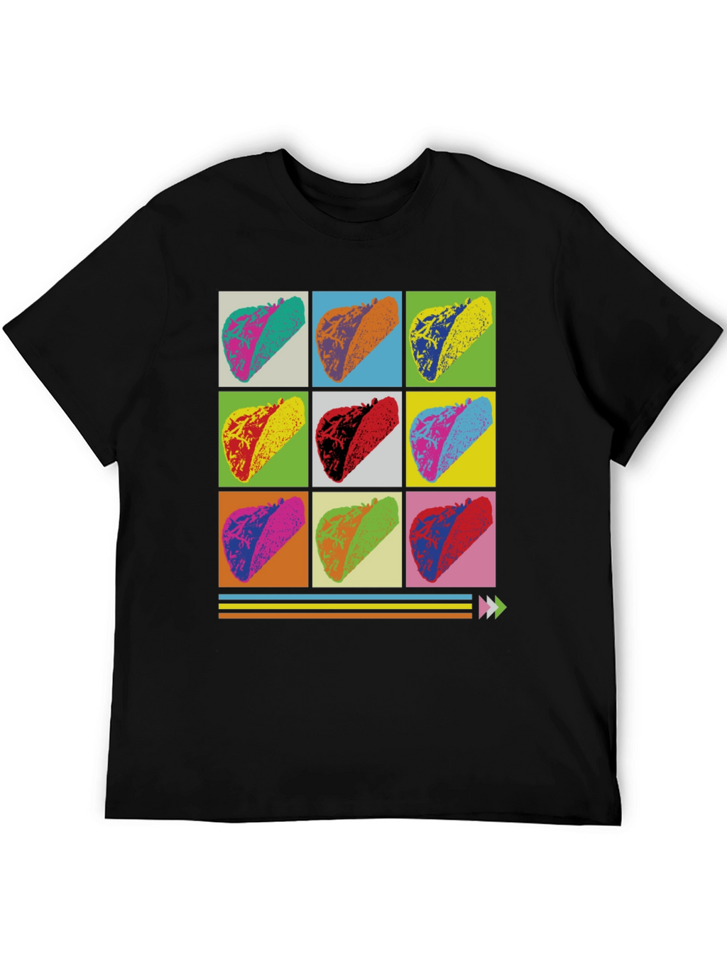 Pop Art Taco T-Shirt - Unique Foodie Design