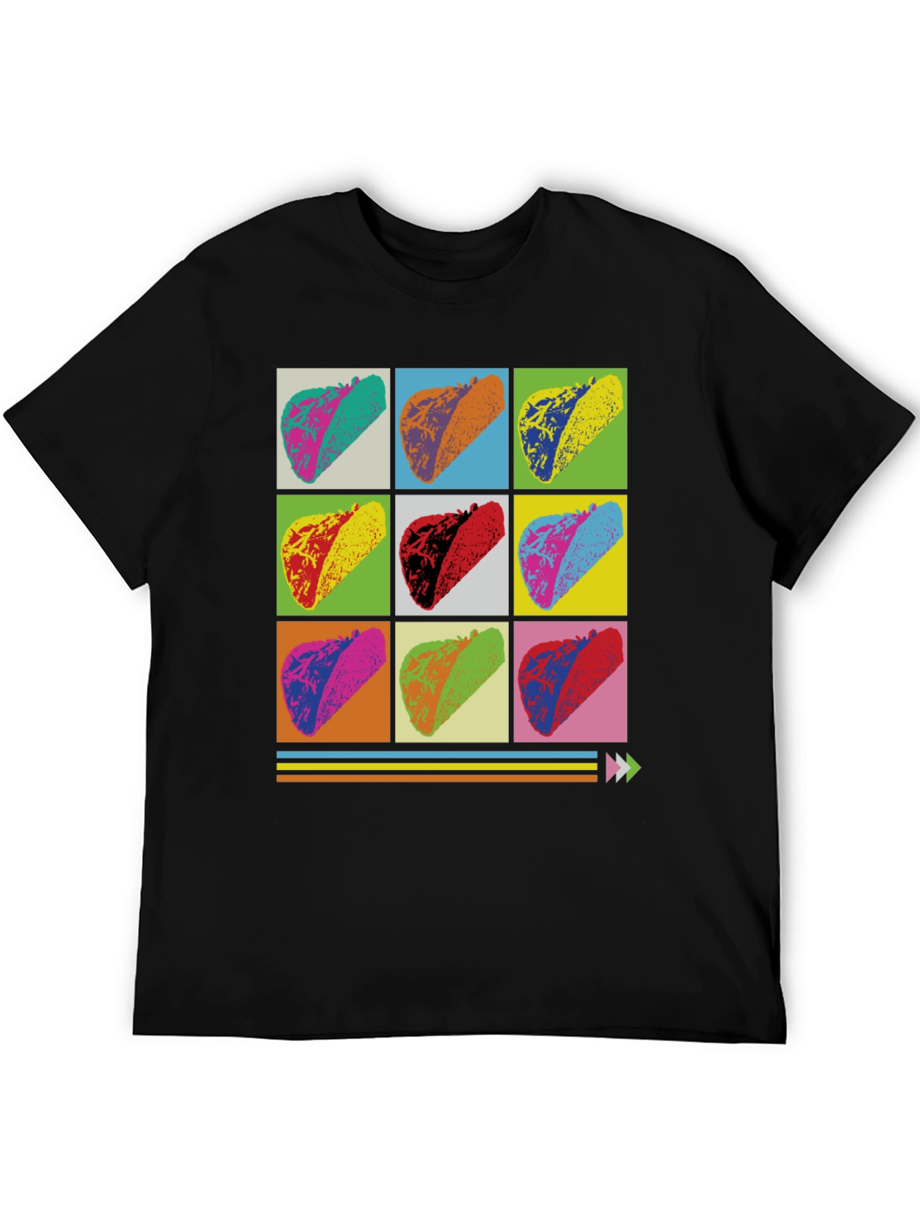 Pop Art Taco T-Shirt - Unique Foodie Design