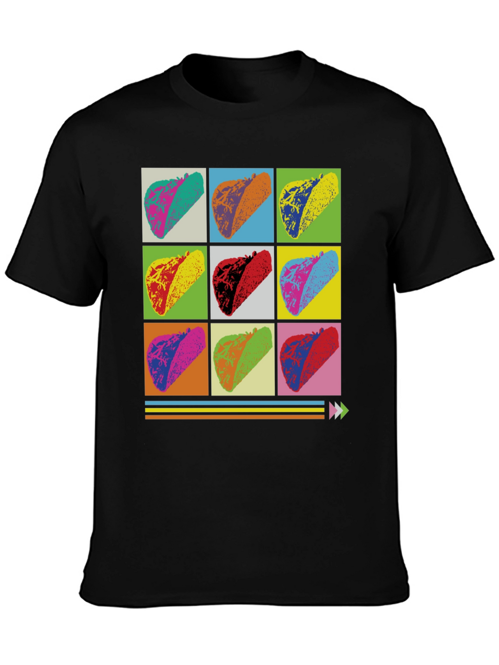Pop Art Taco T-Shirt - Unique Foodie Design