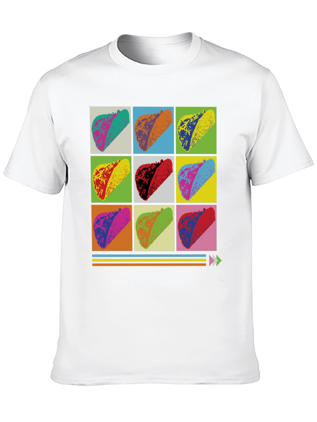 Pop Art Taco T-Shirt - Unique Foodie Design