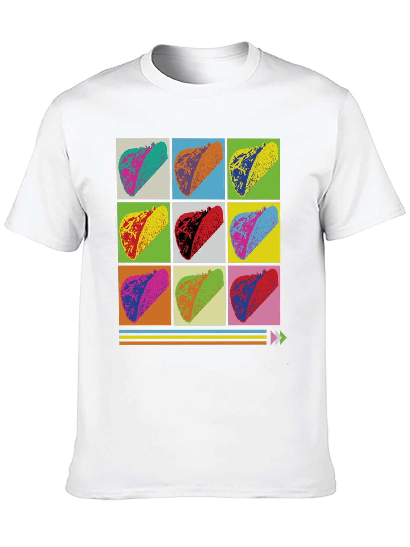 Pop Art Taco T-Shirt - Unique Foodie Design