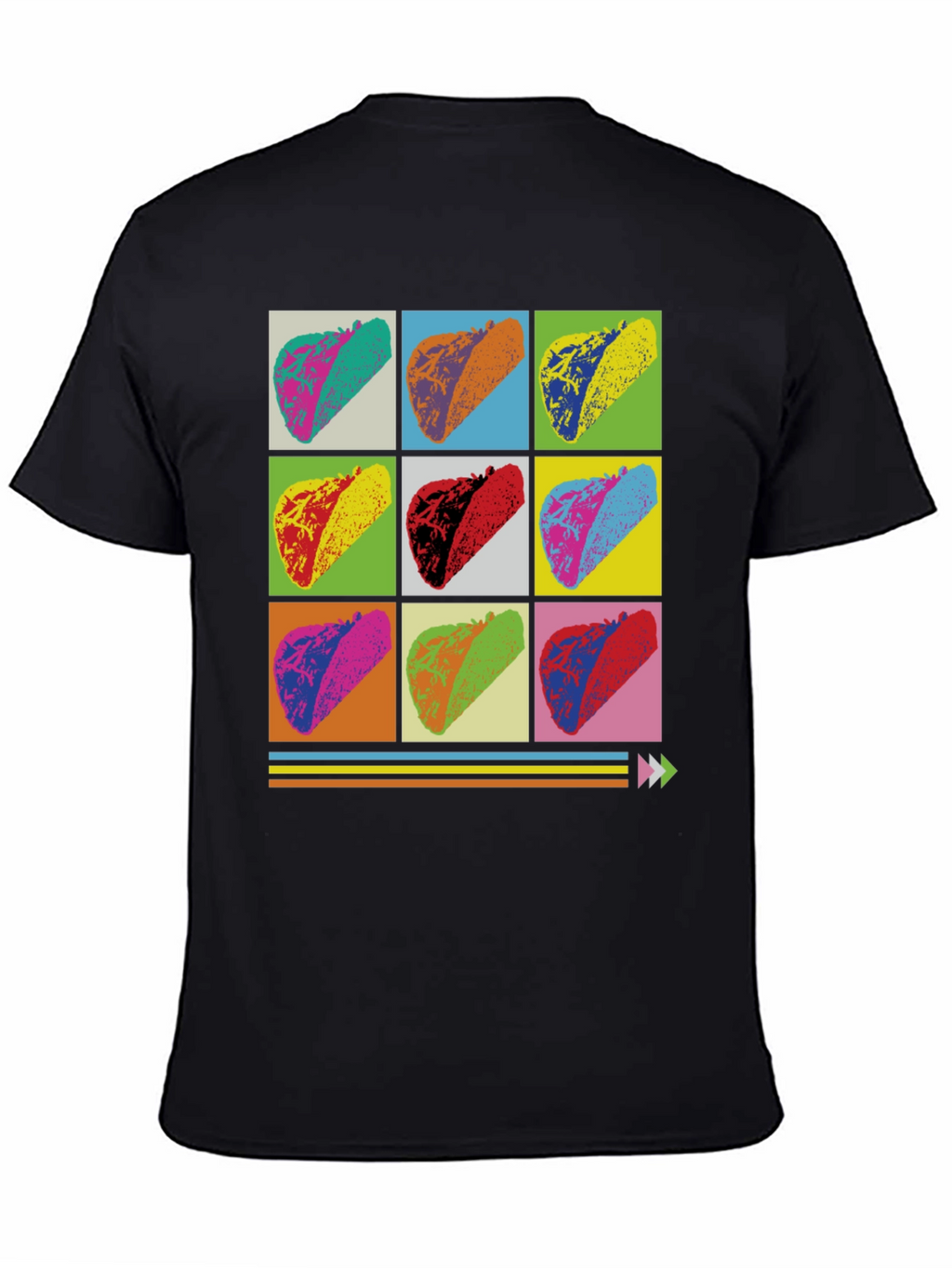 Pop Art Taco T-Shirt - Unique Foodie Design