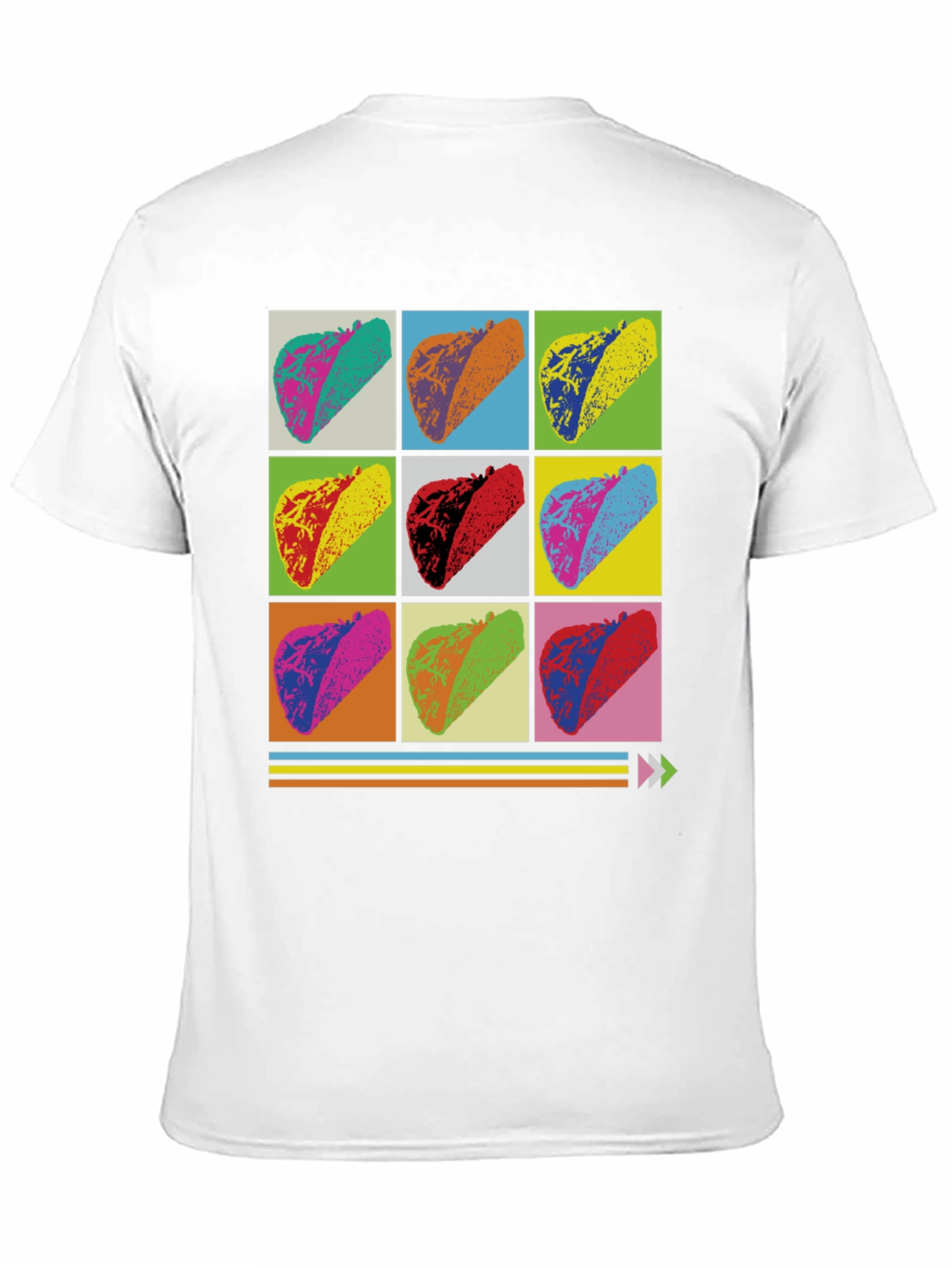 Pop Art Taco T-Shirt - Unique Foodie Design