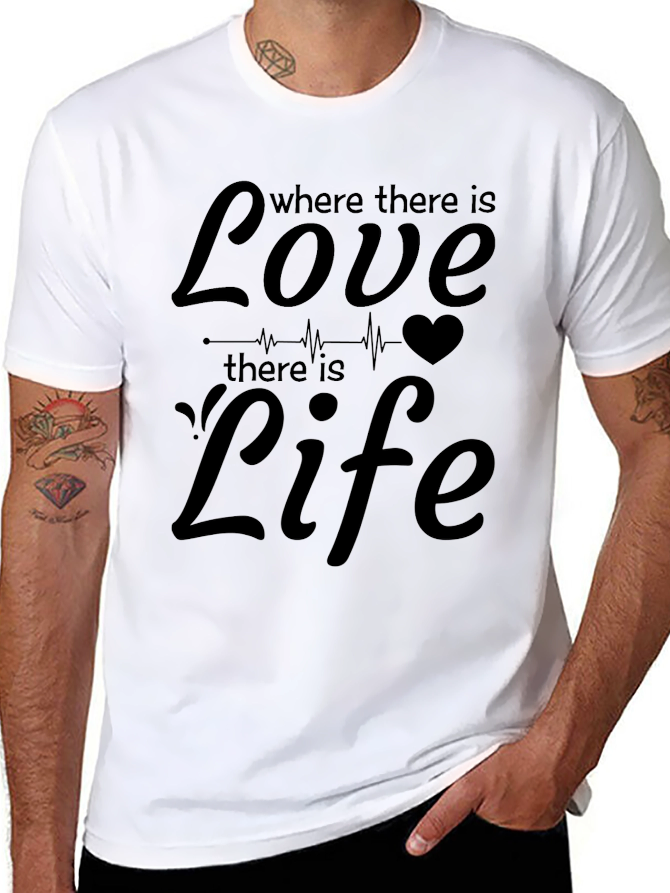 Love & Life T-Shirt - Inspirational Design