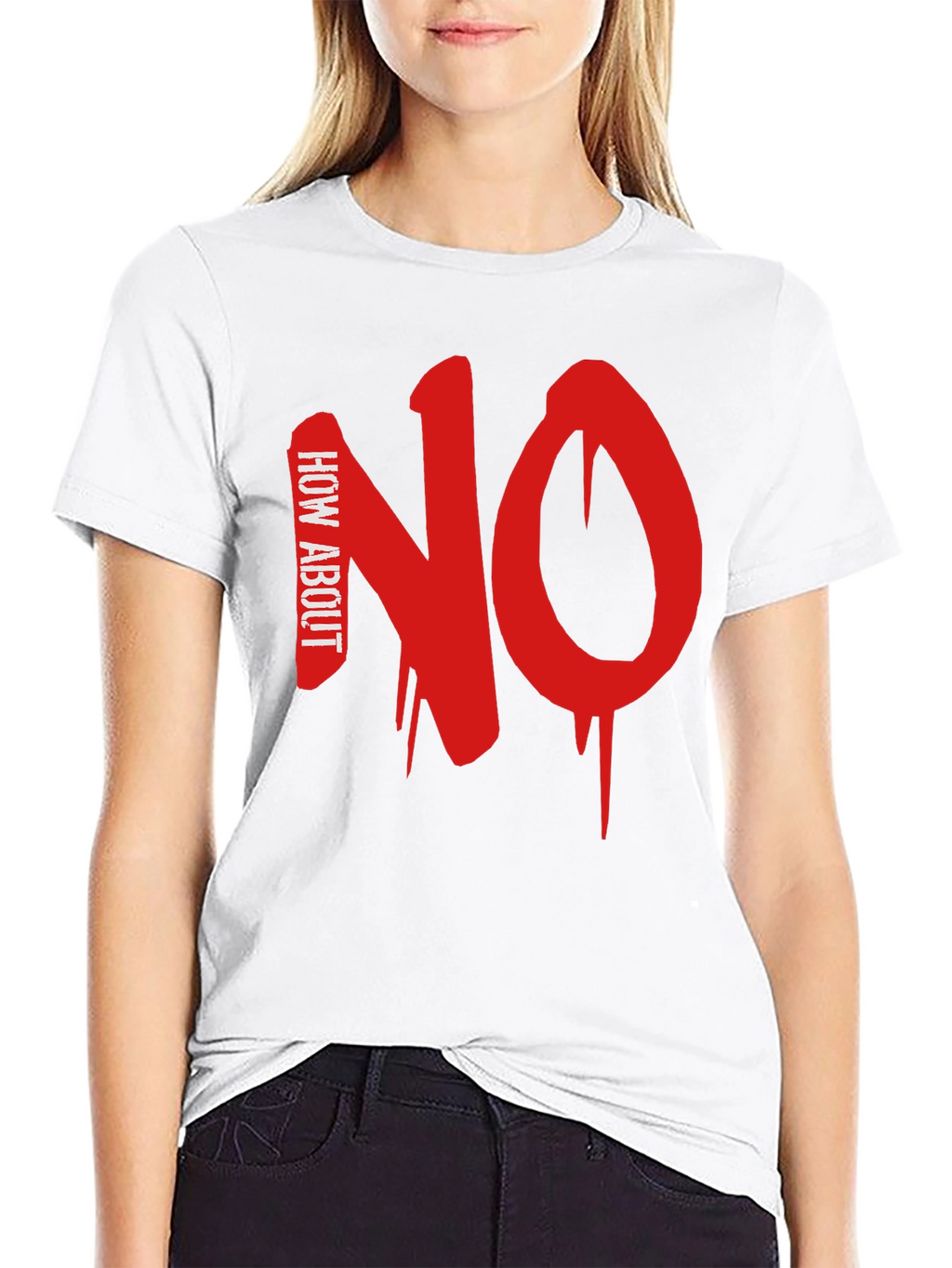How About NO Black T-Shirt
