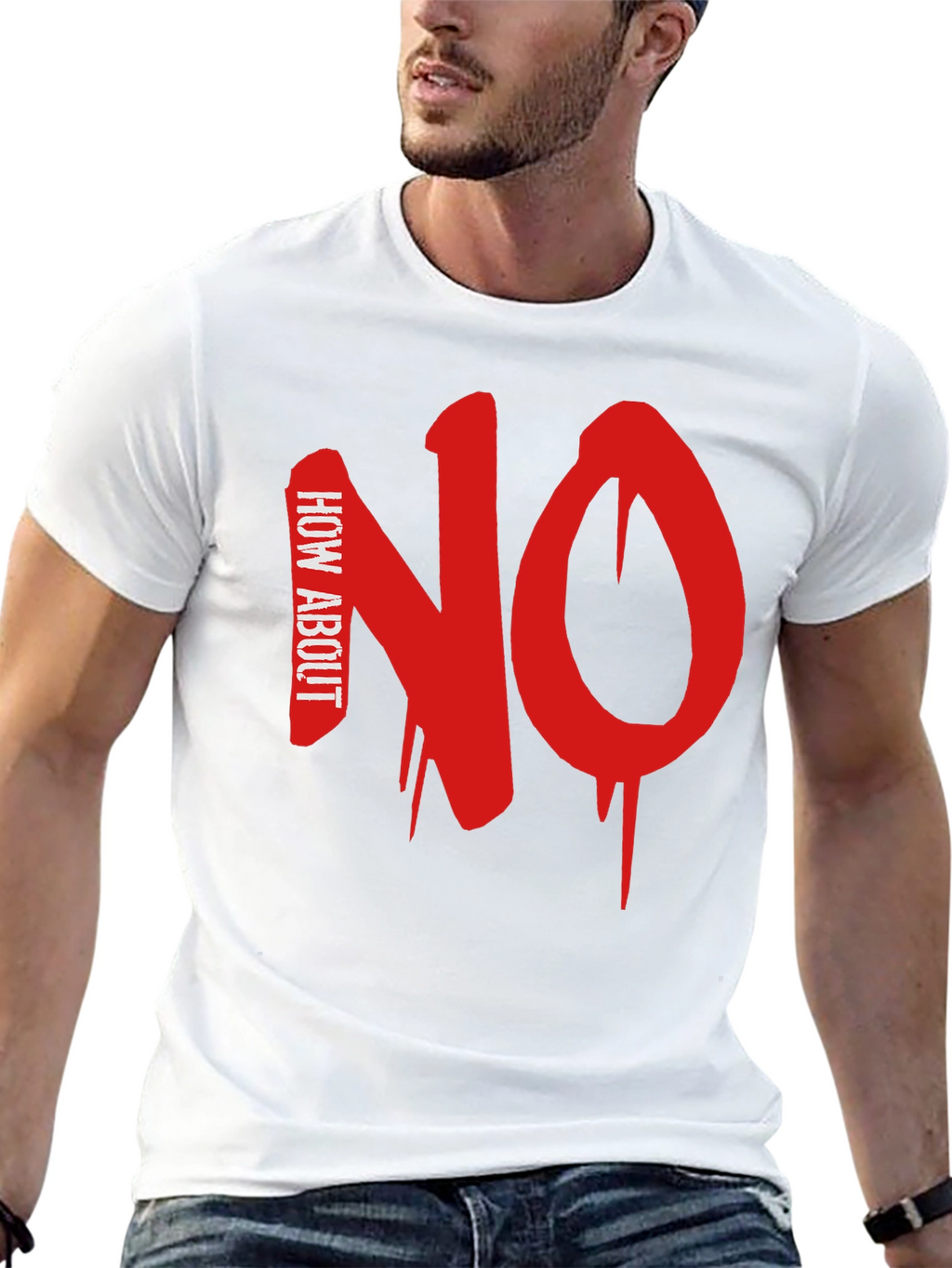 How About NO Black T-Shirt