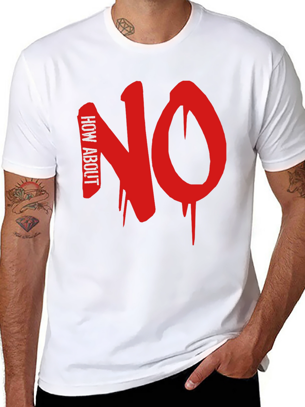How About NO Black T-Shirt