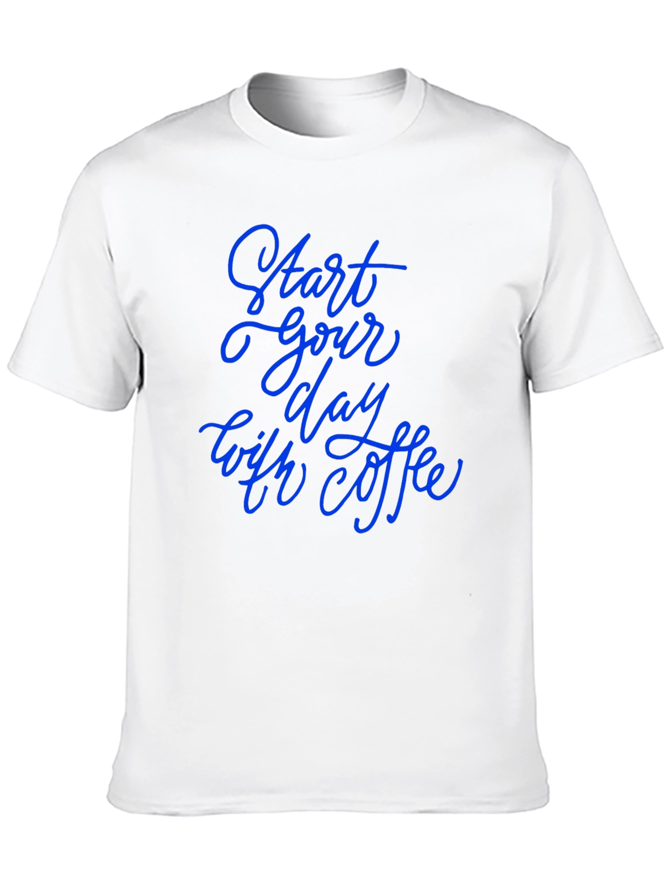 Start Your Day With Coffee Black T-Shirt