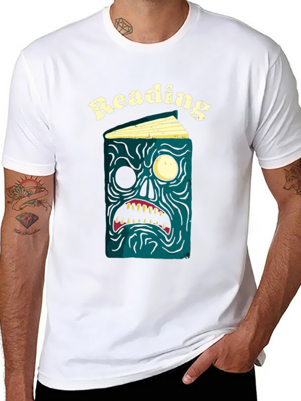 Reading Zombie Book T-Shirt