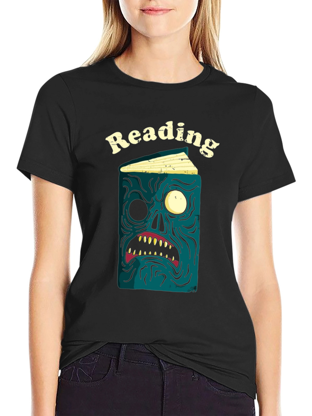 Reading Zombie Book T-Shirt