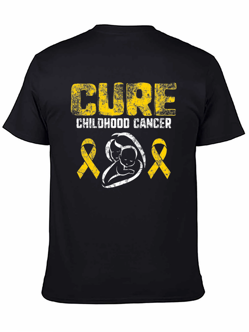 Childhood Cancer Awareness T-Shirt - Cure Design