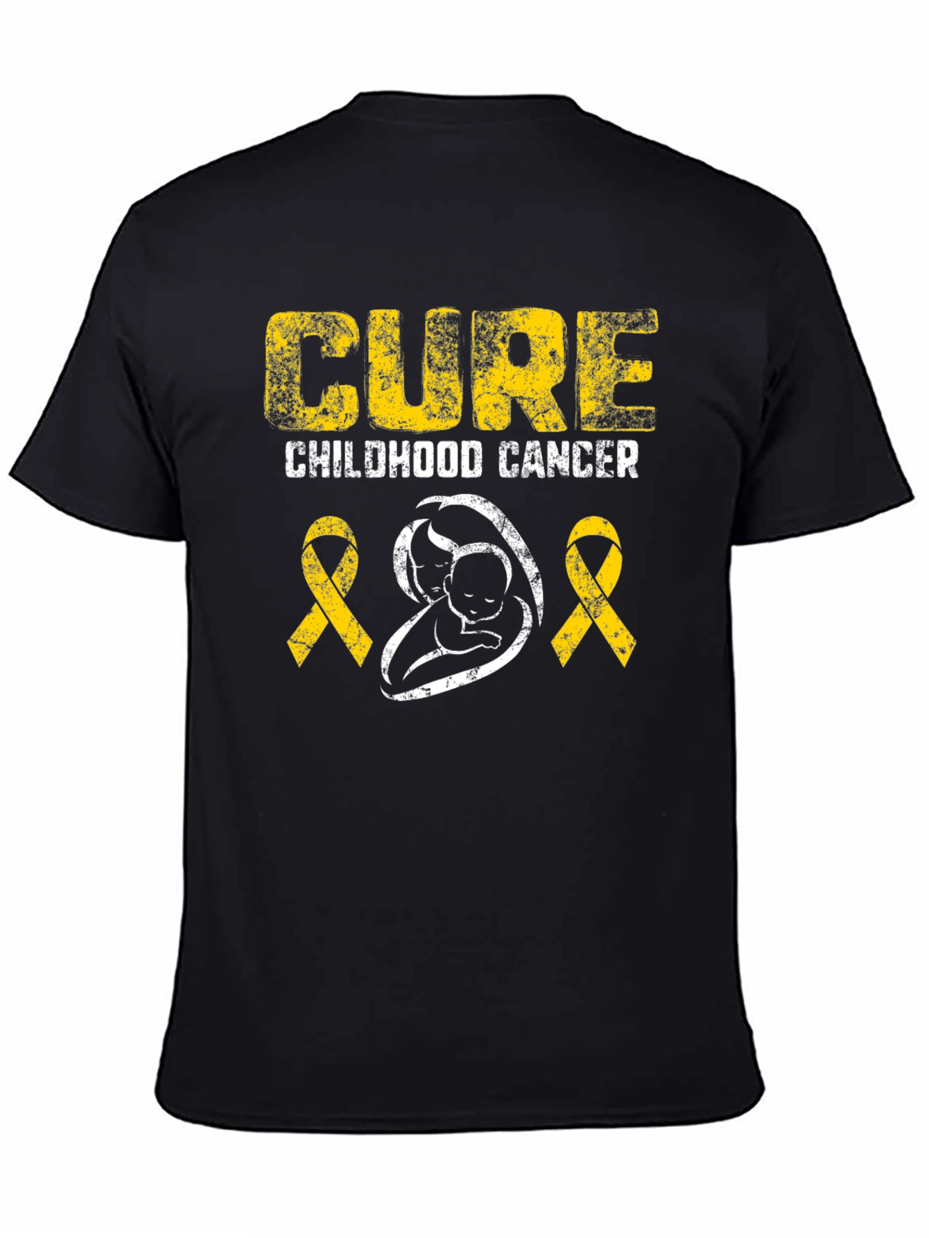 Childhood Cancer Awareness T-Shirt - Cure Design
