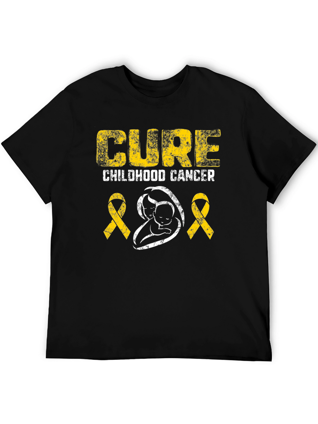 Childhood Cancer Awareness T-Shirt - Cure Design