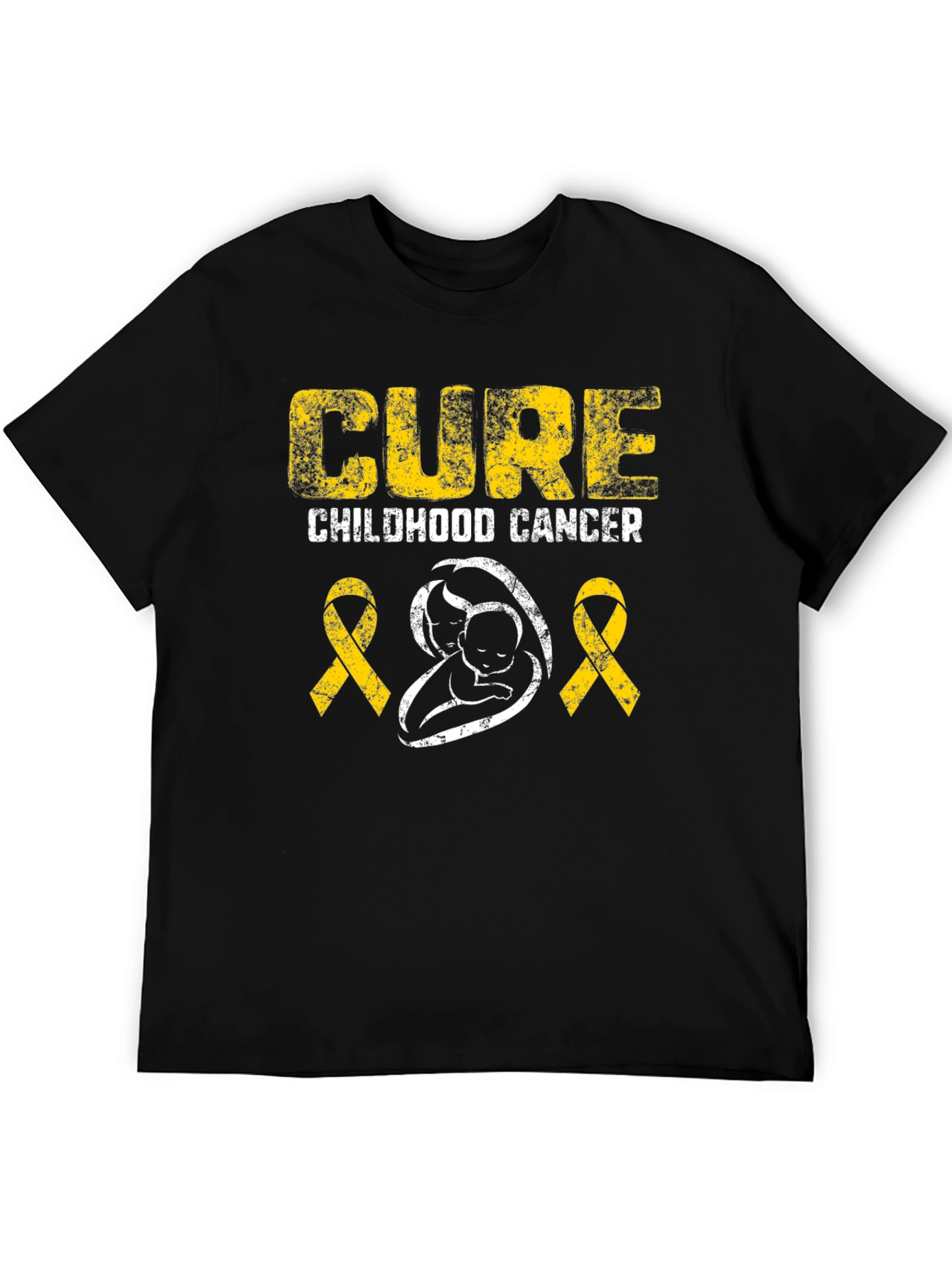 Childhood Cancer Awareness T-Shirt - Cure Design