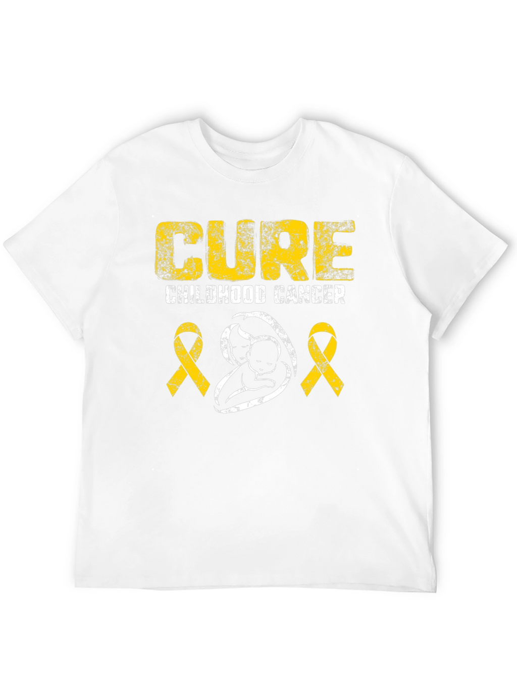 Childhood Cancer Awareness T-Shirt - Cure Design