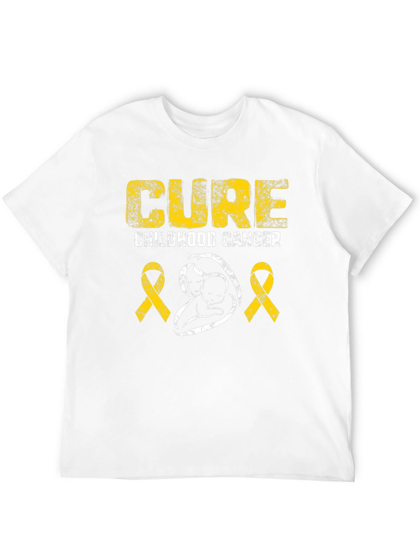 Childhood Cancer Awareness T-Shirt - Cure Design