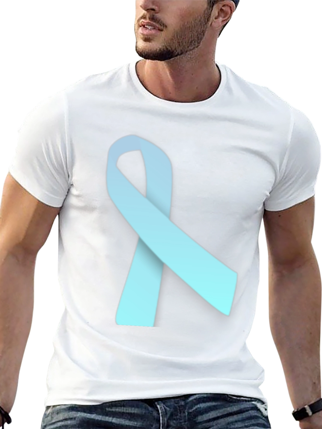 Awareness Ribbon T-Shirt - Soft Cotton Blend