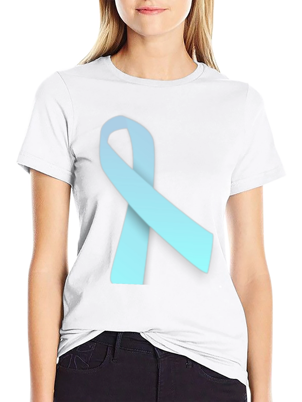 Awareness Ribbon T-Shirt - Soft Cotton Blend