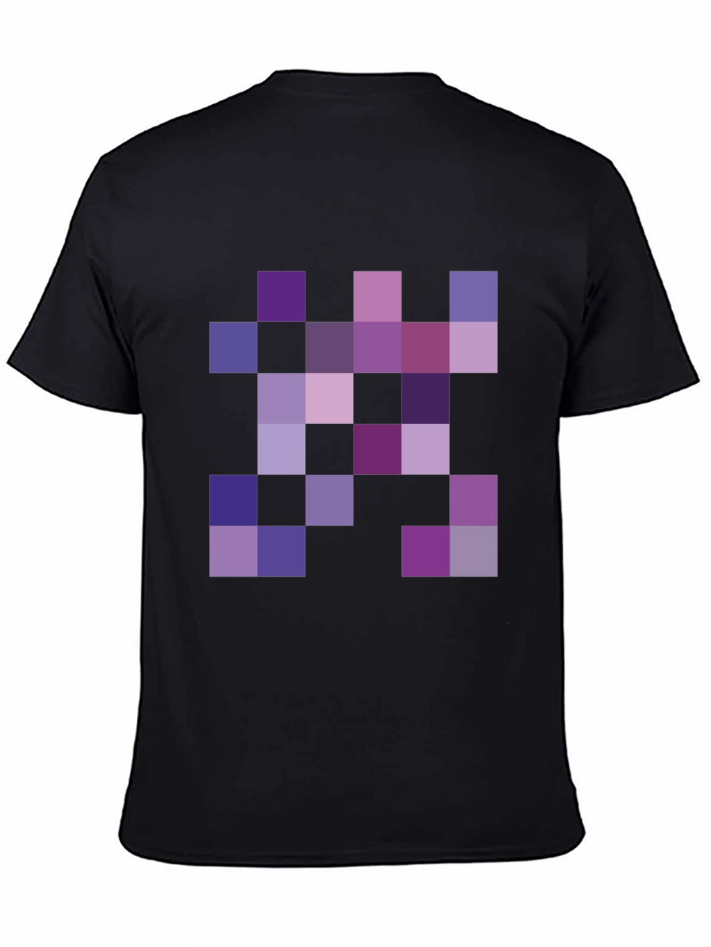 Pixel Art Black T-Shirt