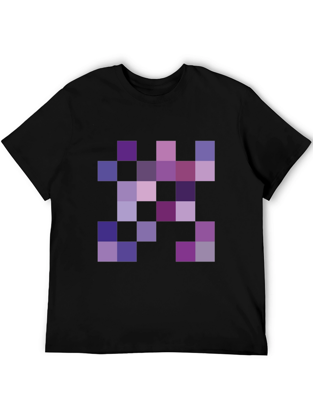 Pixel Art Black T-Shirt