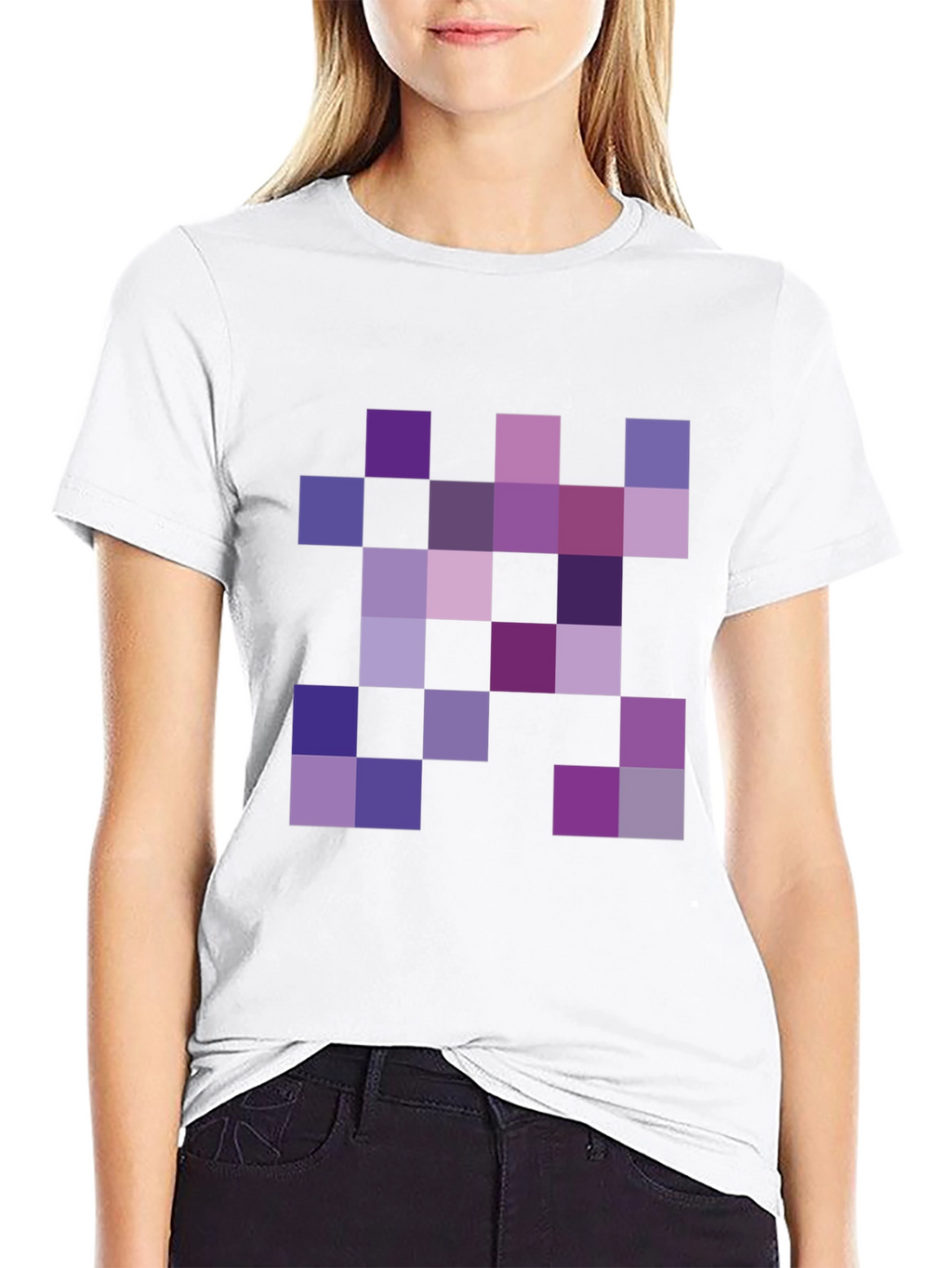 Pixel Art Black T-Shirt