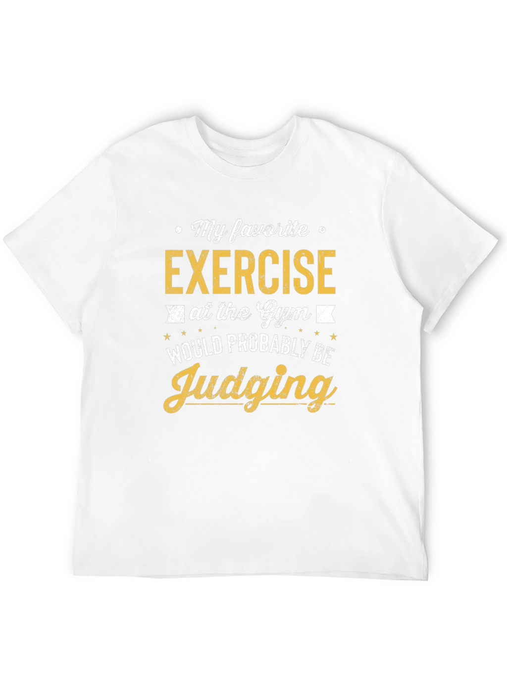 Gym Judging Exercise Graphic T-Shirt