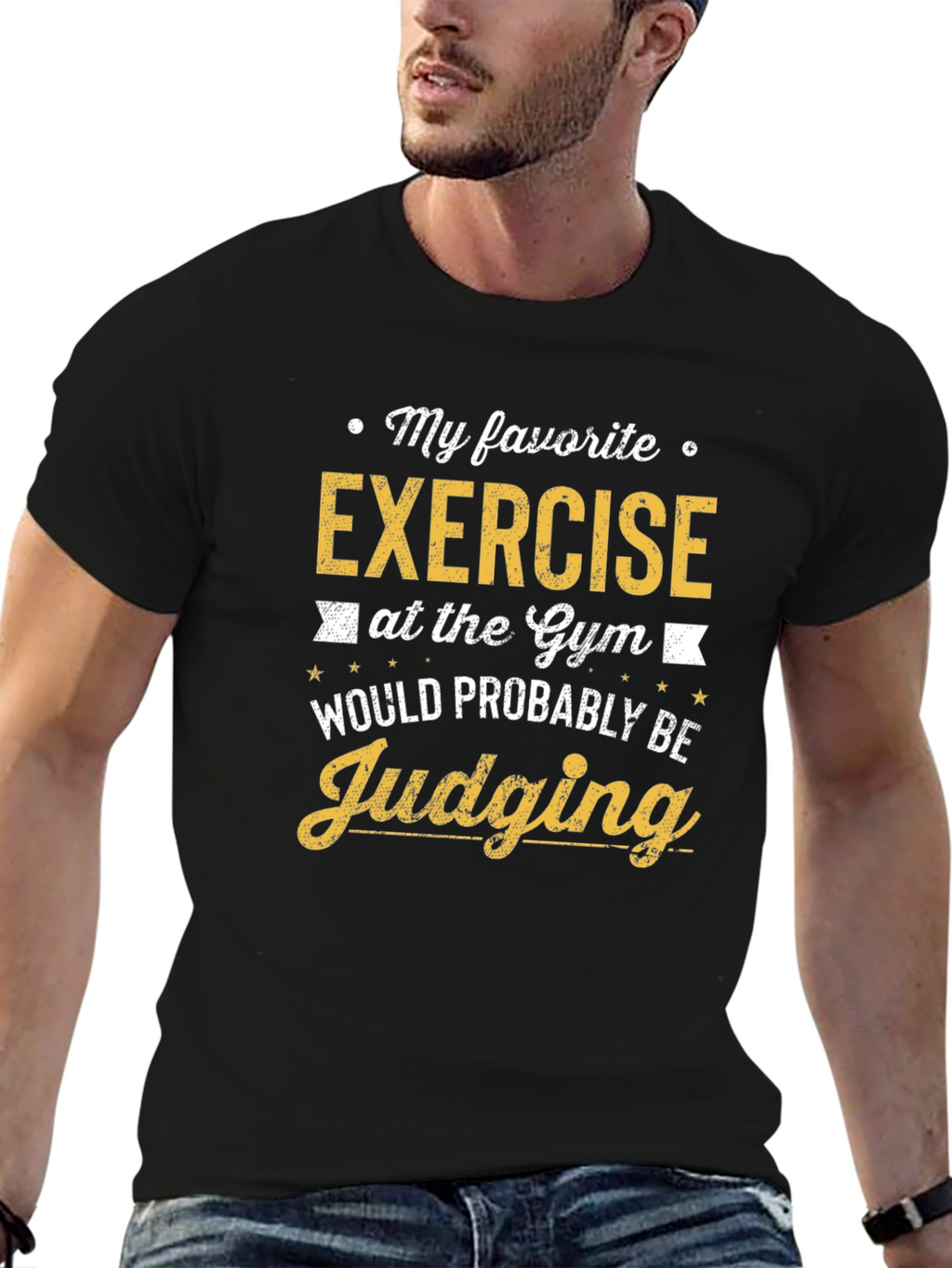Gym Judging Exercise Graphic T-Shirt