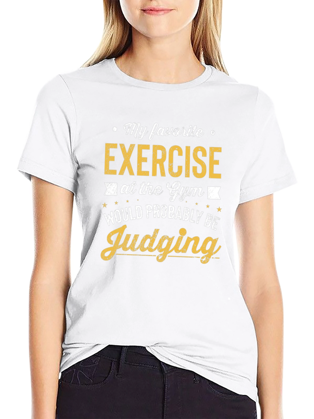 Gym Judging Exercise Graphic T-Shirt