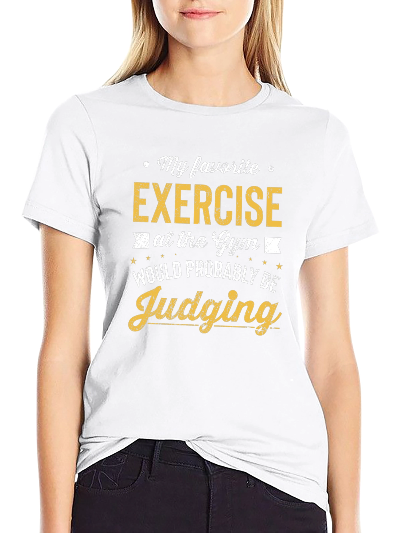 Gym Judging Exercise Graphic T-Shirt