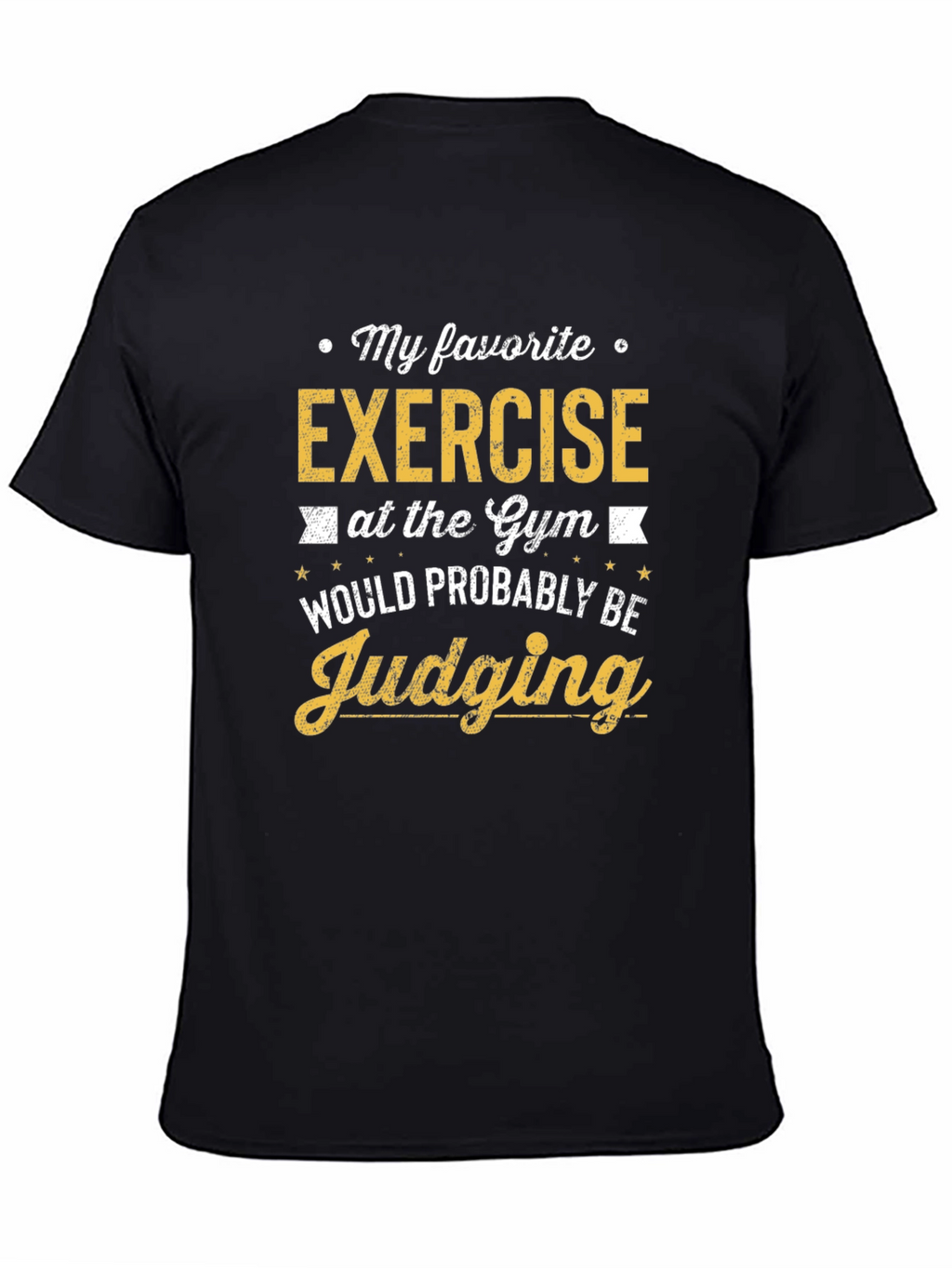 Gym Judging Exercise Graphic T-Shirt