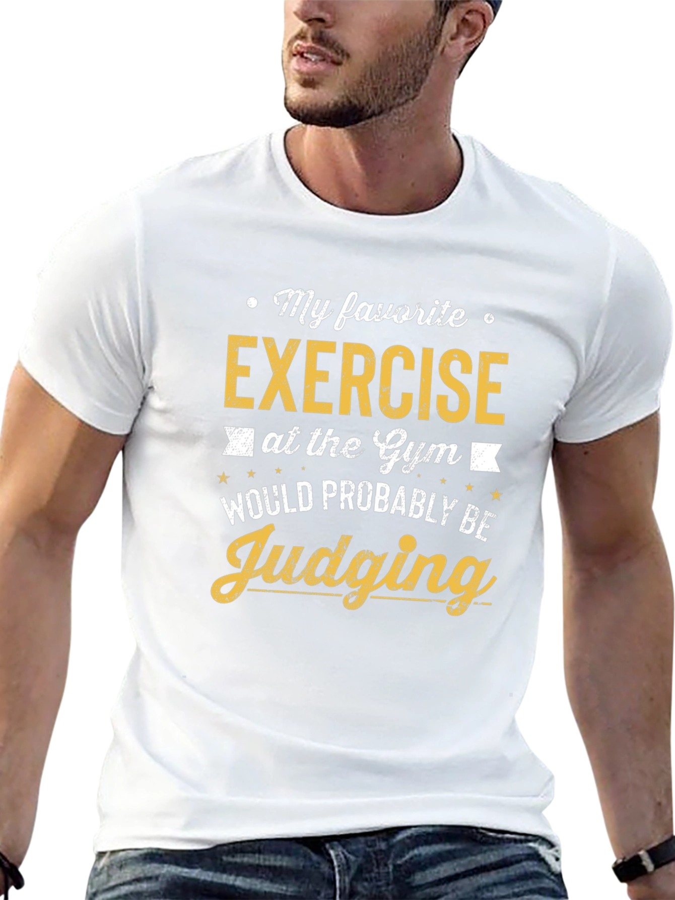 Gym Judging Exercise Graphic T-Shirt