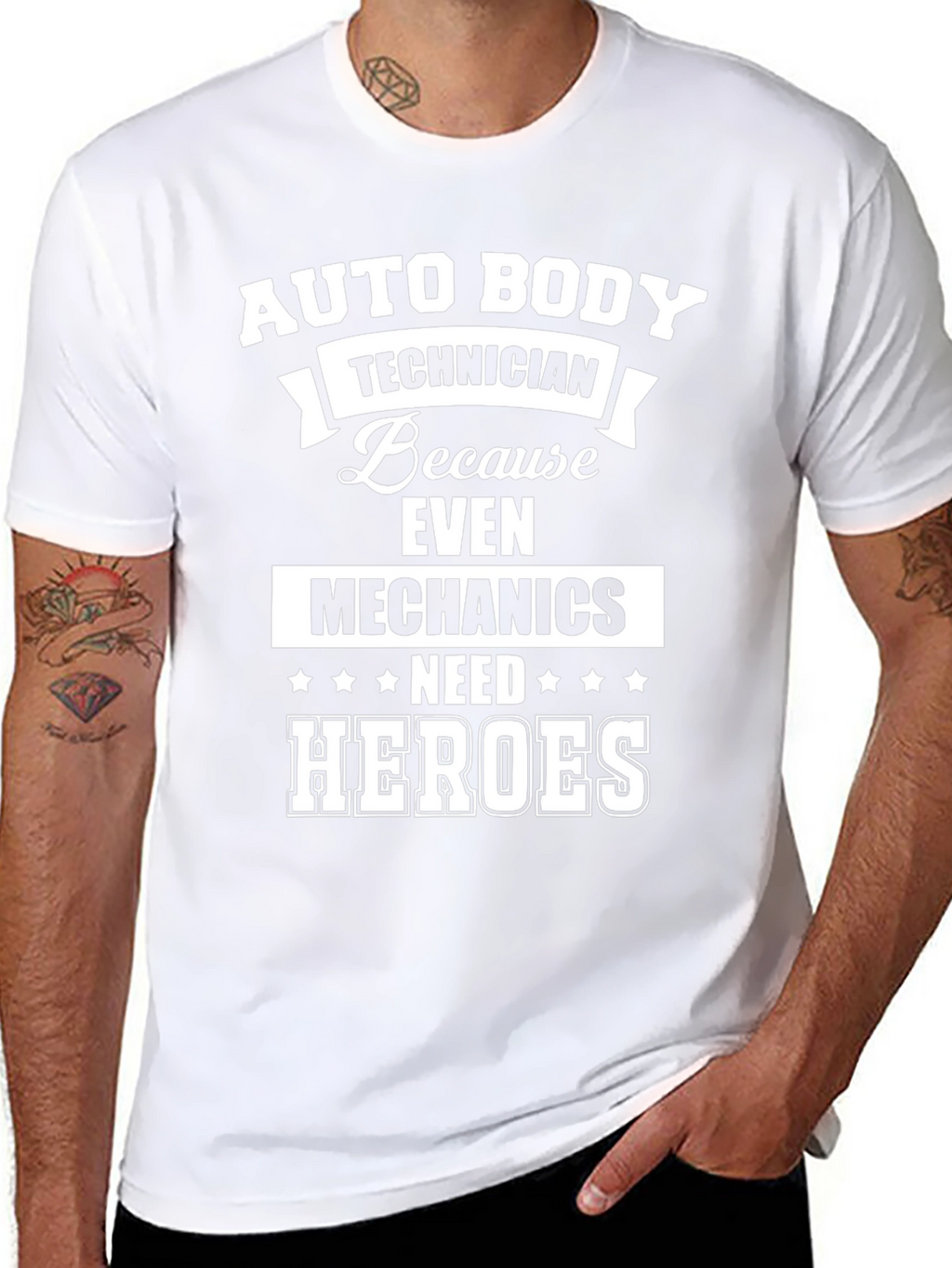 Auto Body Technician T-Shirt: Because Even Mechanics Need Heroes