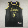 Men's Los Angeles Lakers Carmelo Anthony #7 Black City Edition Swingman Jerseys