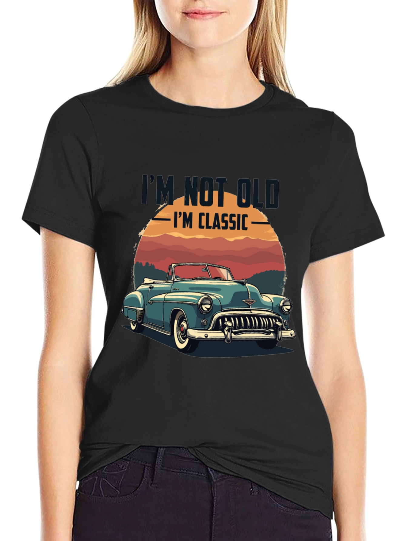 Classic Car Graphic T-Shirt - Im Not Old Im Classic