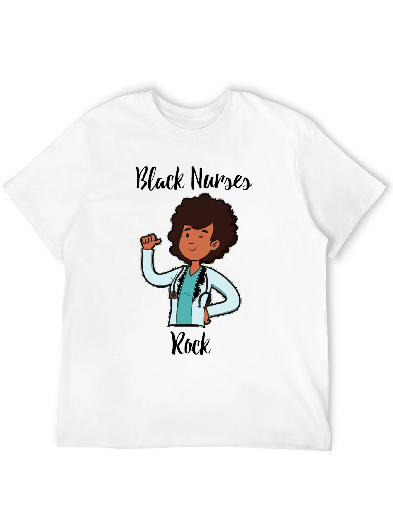 Black Nurses Rock T-Shirt Nurse Appreciation Tee