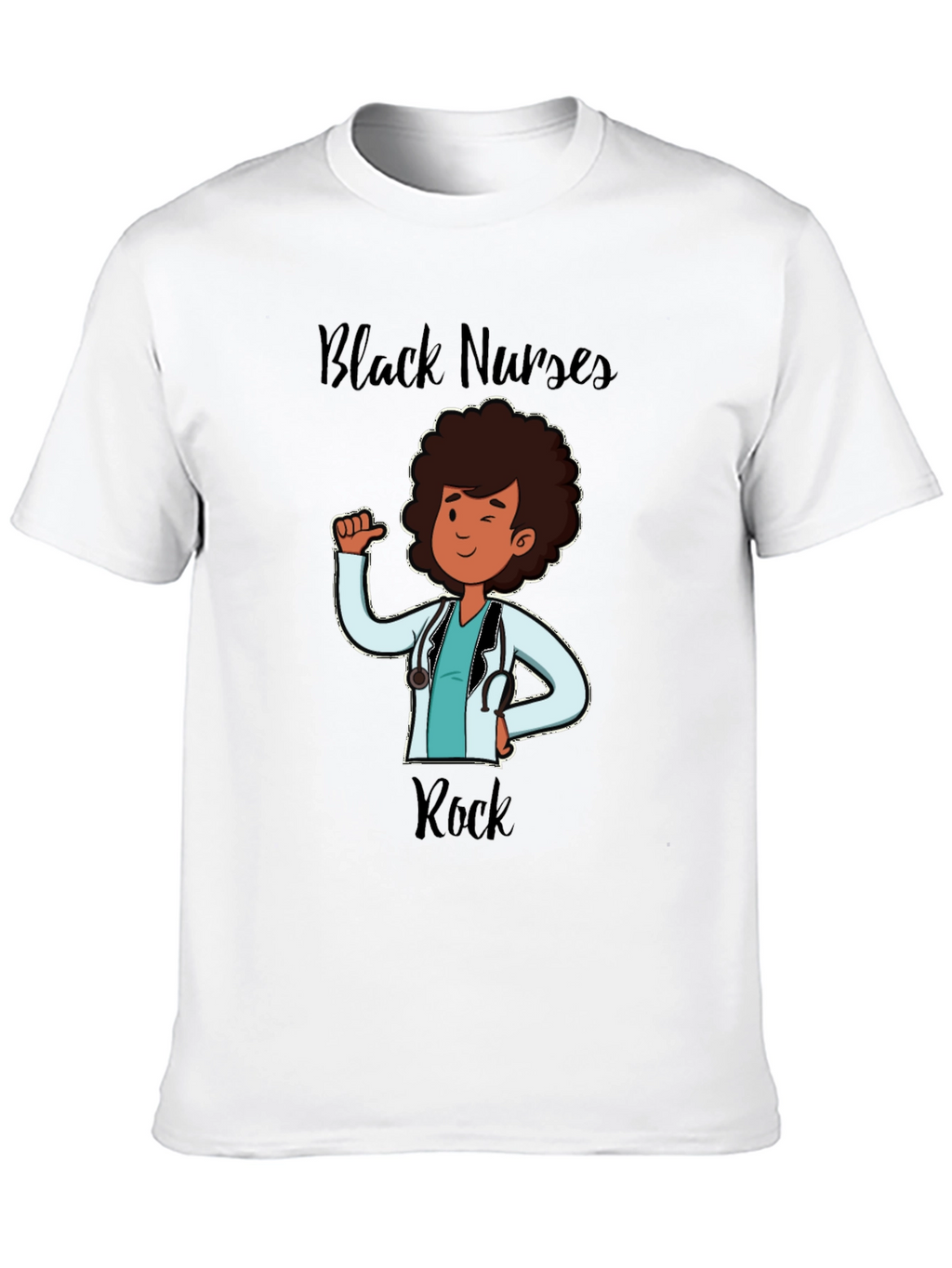 Black Nurses Rock T-Shirt Nurse Appreciation Tee