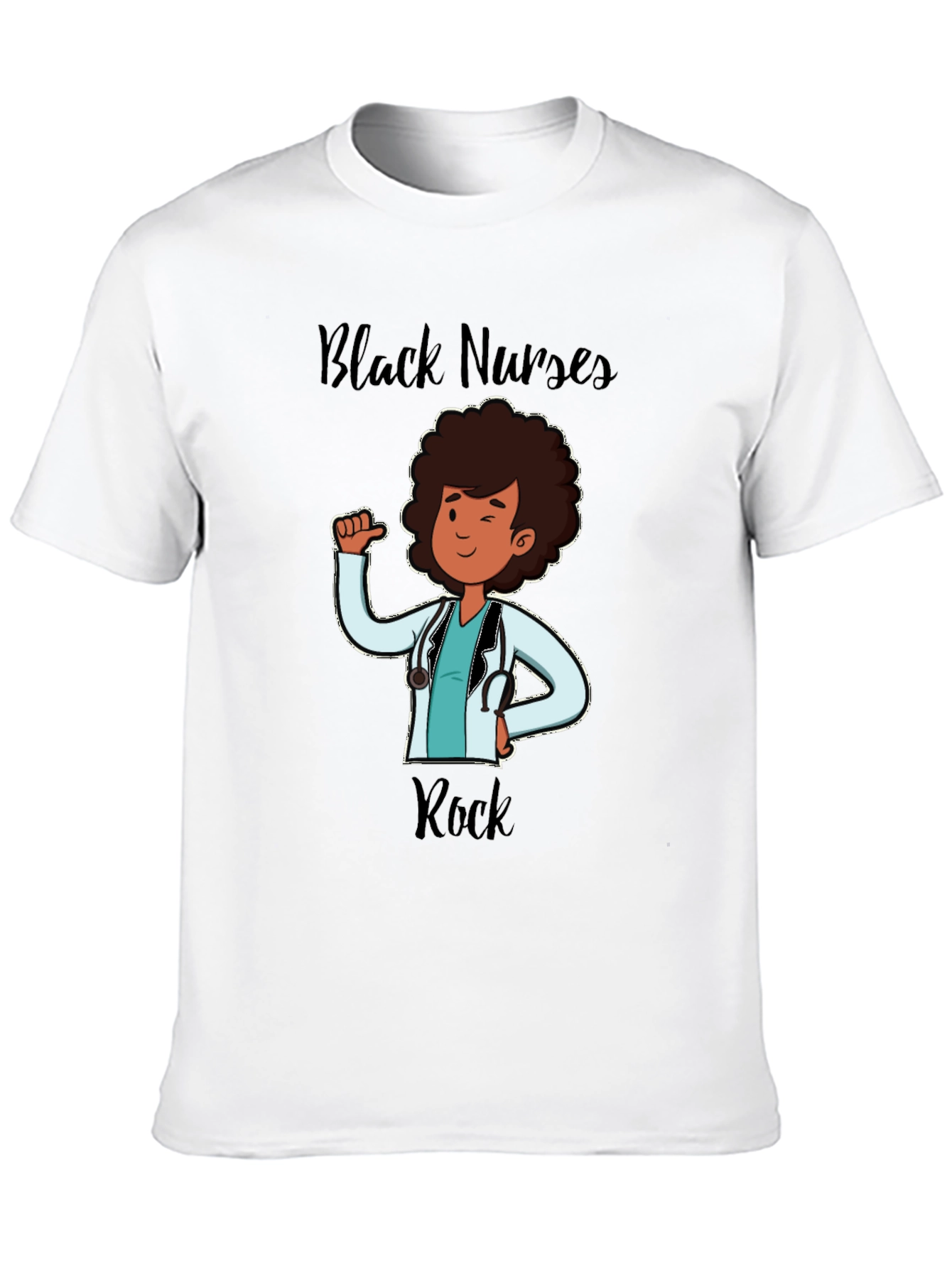 Black Nurses Rock T-Shirt Nurse Appreciation Tee