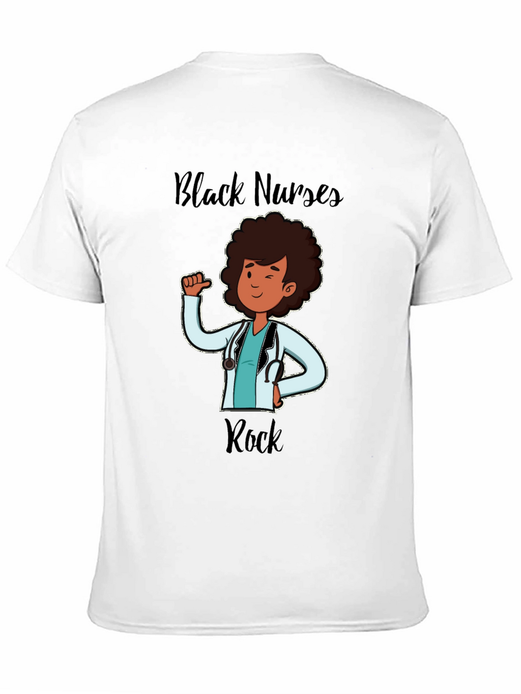 Black Nurses Rock T-Shirt Nurse Appreciation Tee
