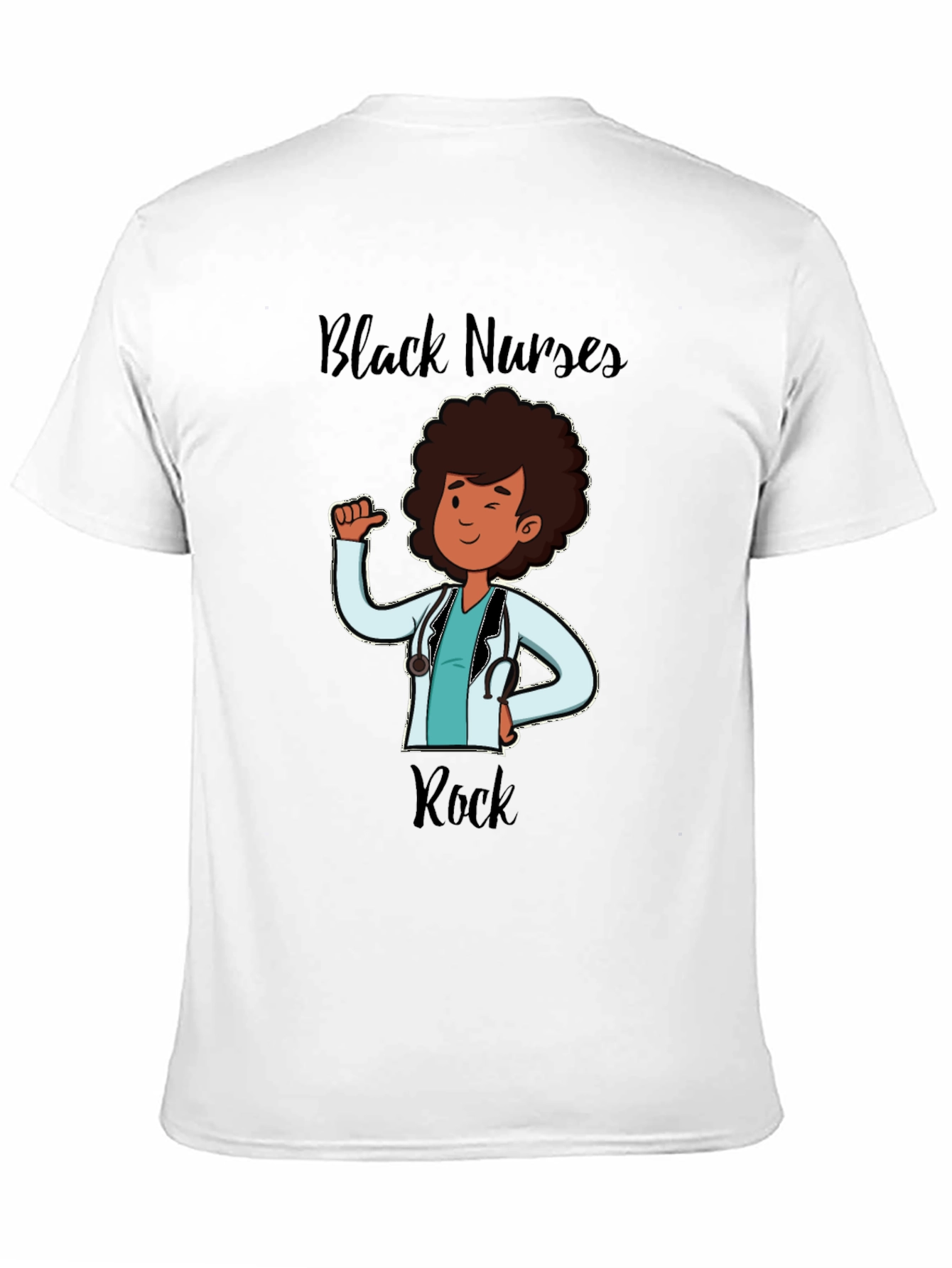 Black Nurses Rock T-Shirt Nurse Appreciation Tee