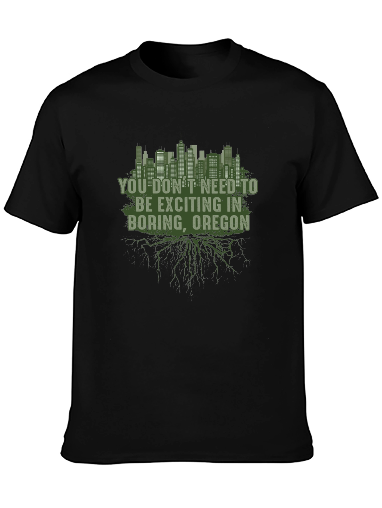 Boring Oregon Graphic T-Shirt