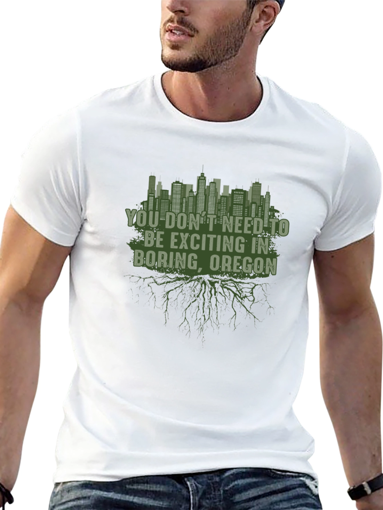 Boring Oregon Graphic T-Shirt