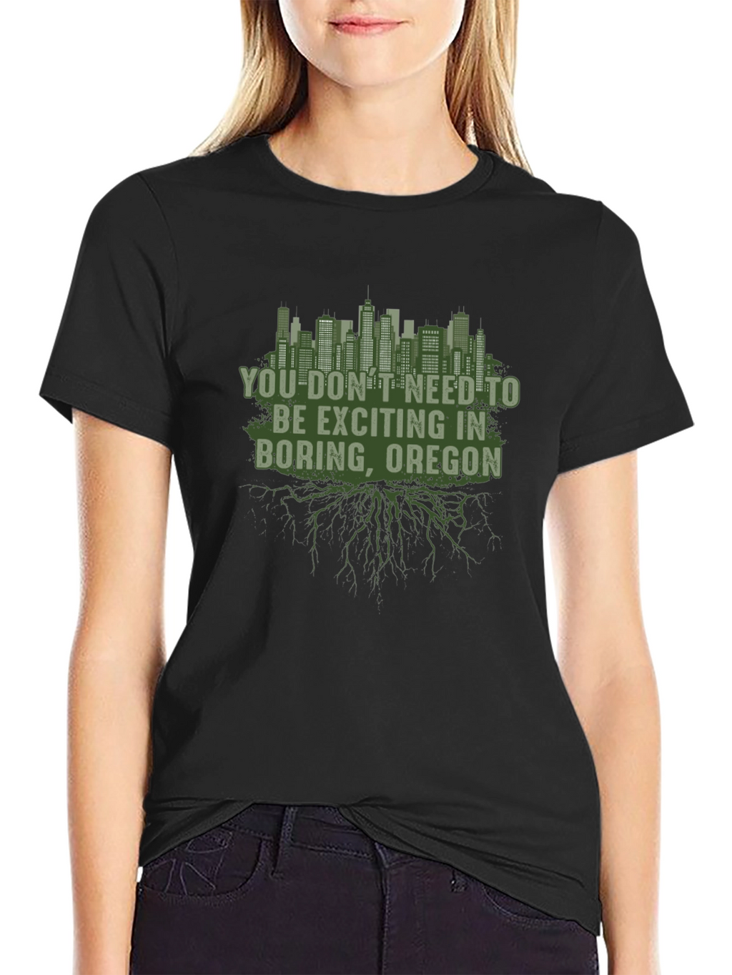 Boring Oregon Graphic T-Shirt