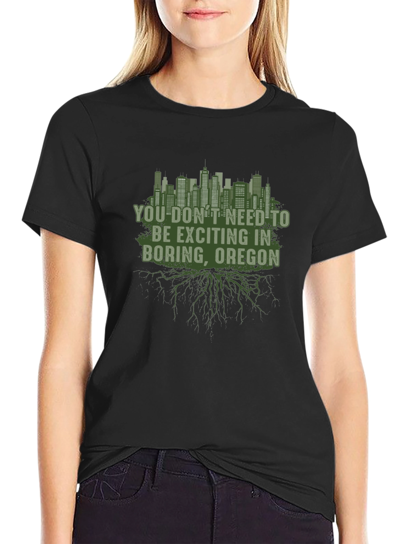 Boring Oregon Graphic T-Shirt