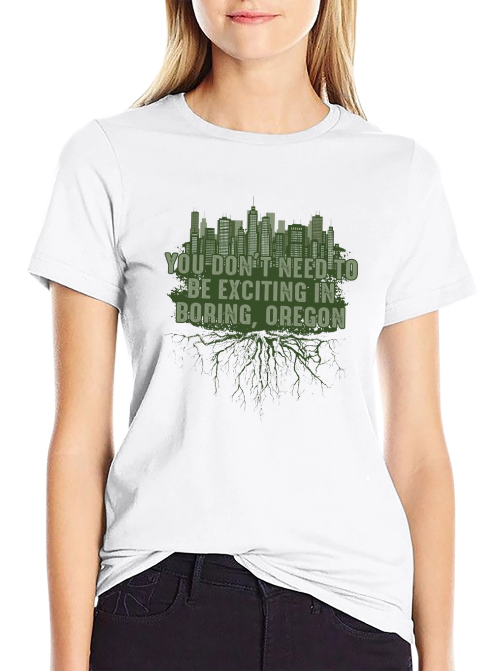 Boring Oregon Graphic T-Shirt