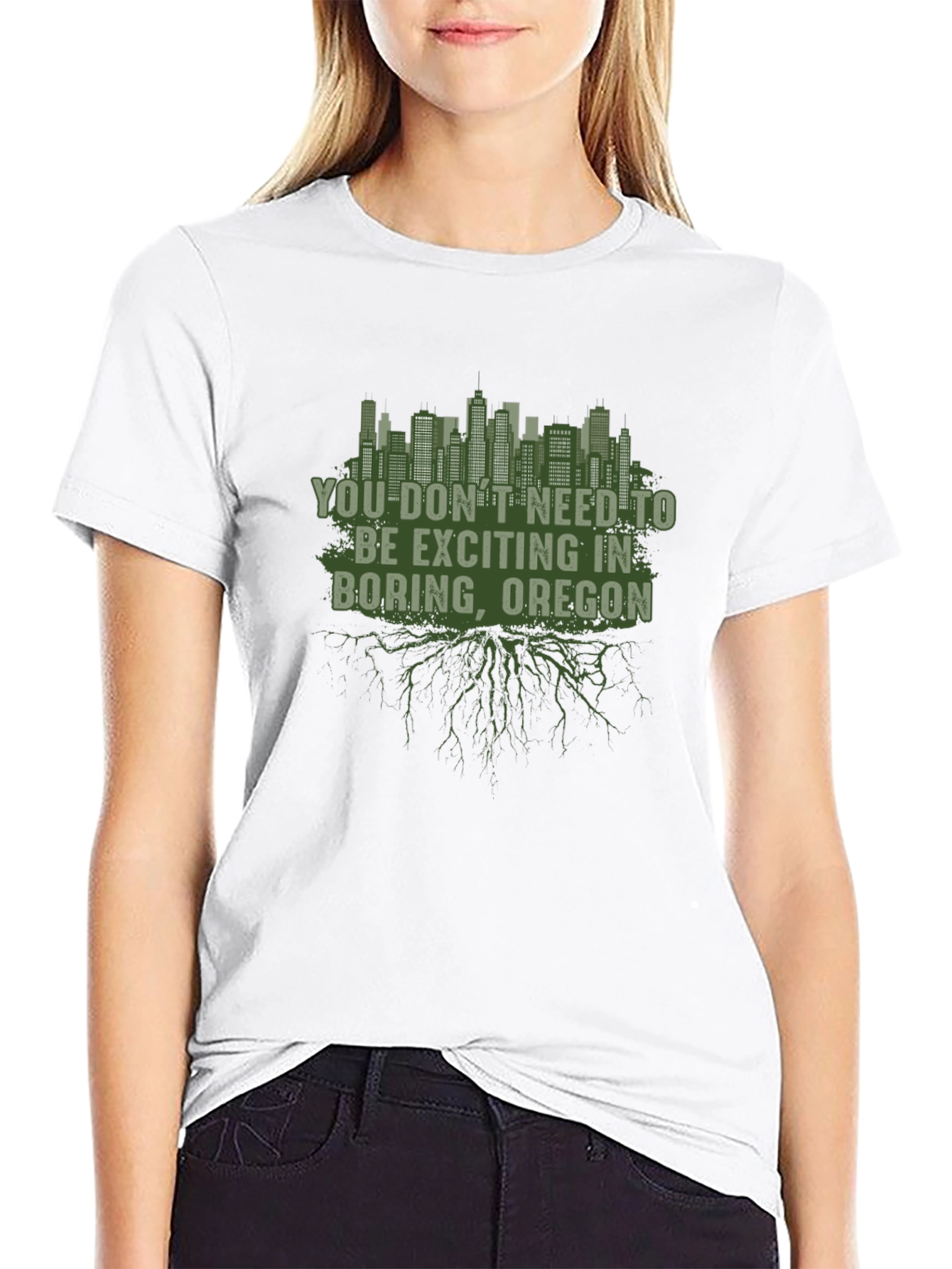 Boring Oregon Graphic T-Shirt