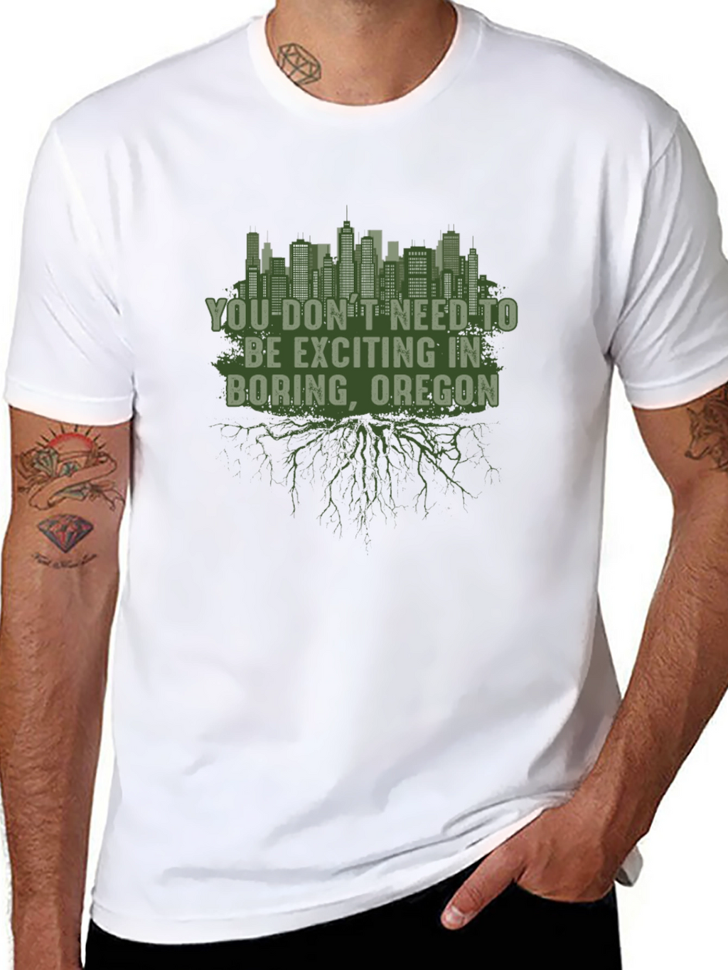 Boring Oregon Graphic T-Shirt
