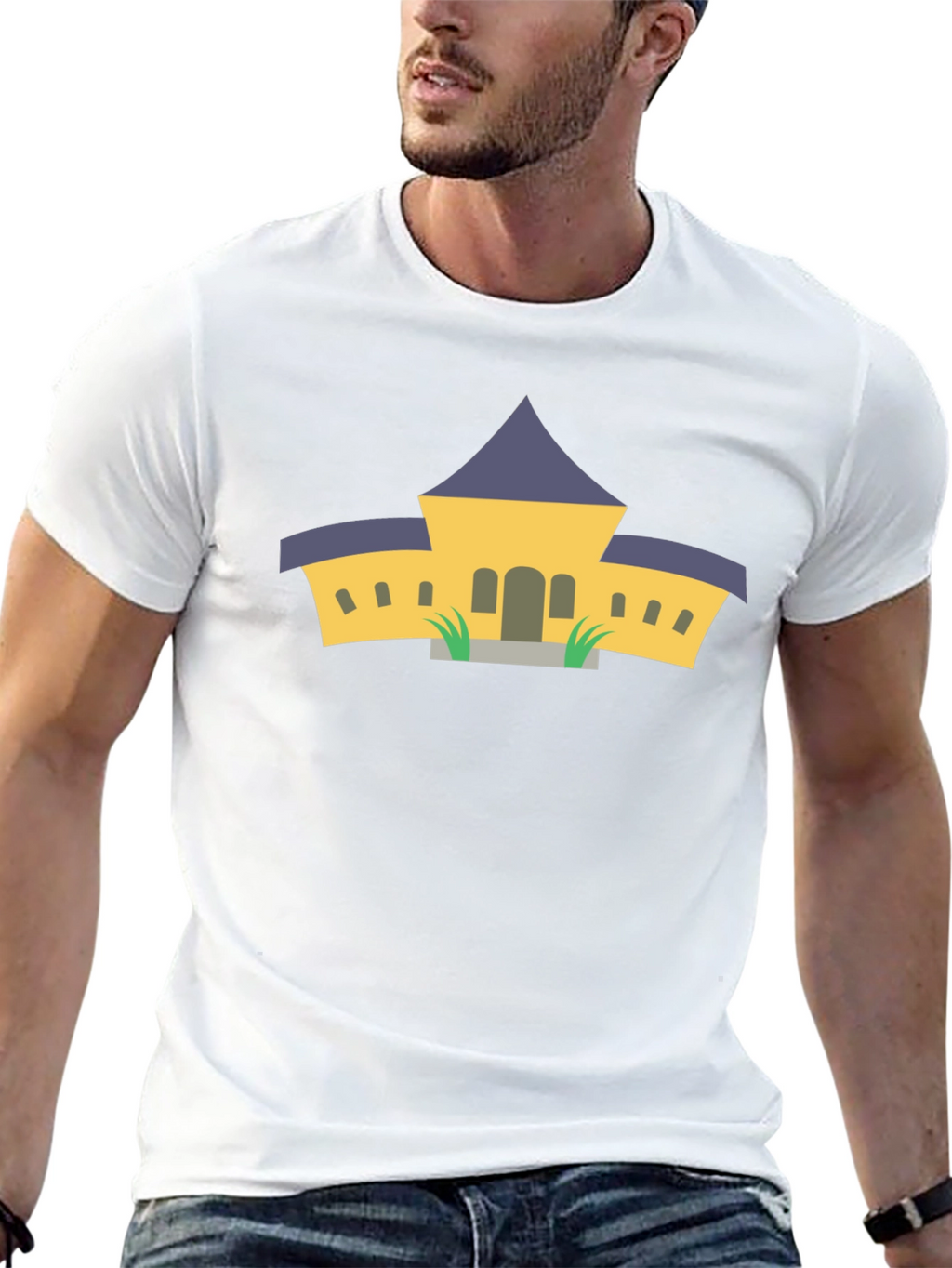 Architectural Black Graphic Tee